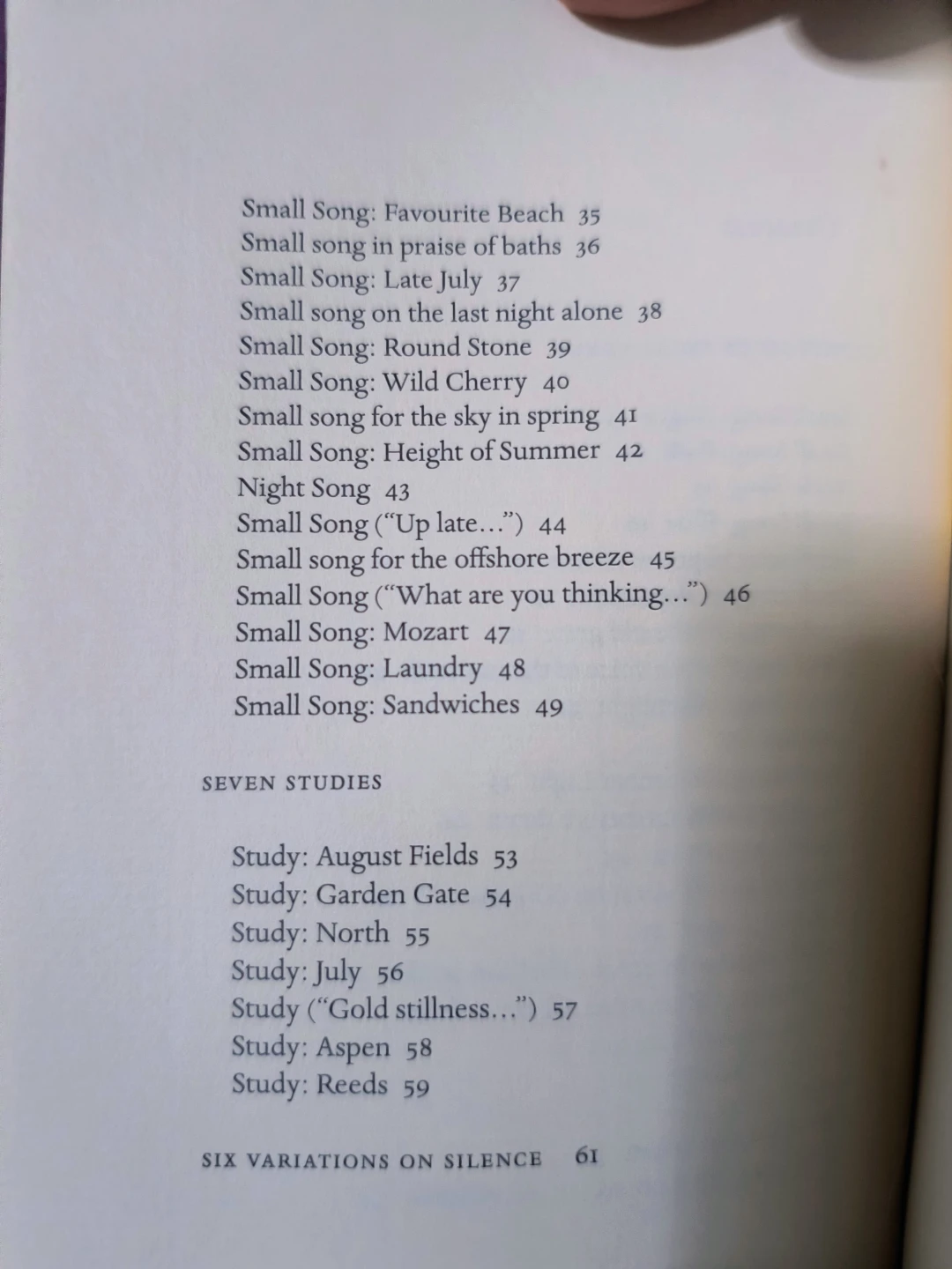 "Thirty-seven Small Songs & Thirteen Silences" - photo 5