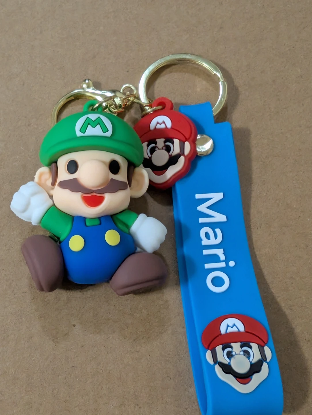 Mario and Luigi Keychain Set