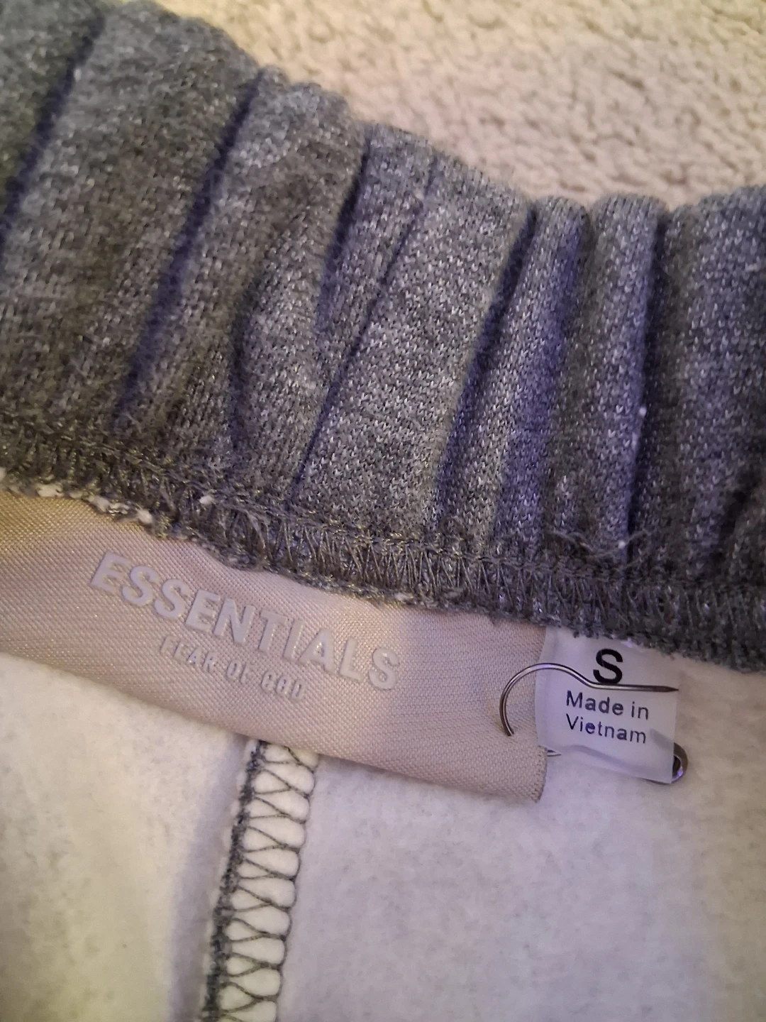 Essentials Fear of God Grey Sweatpants Size S - photo 4