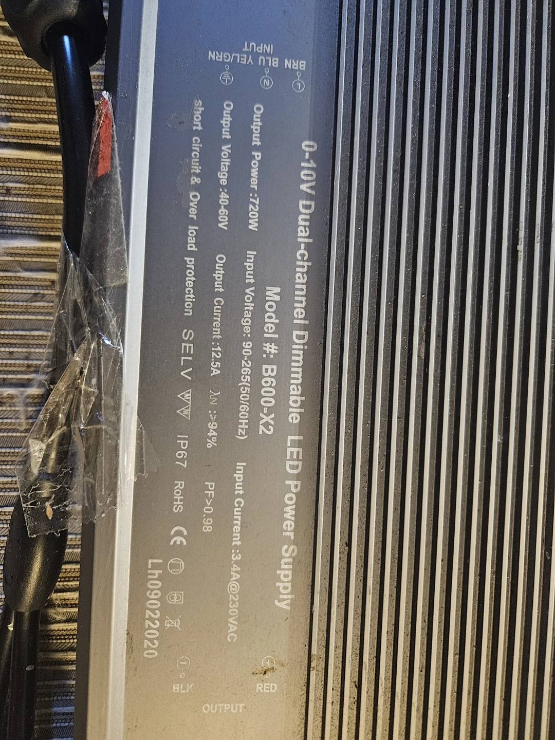 0-10V Dimmeable LED Power Supply - photo 4