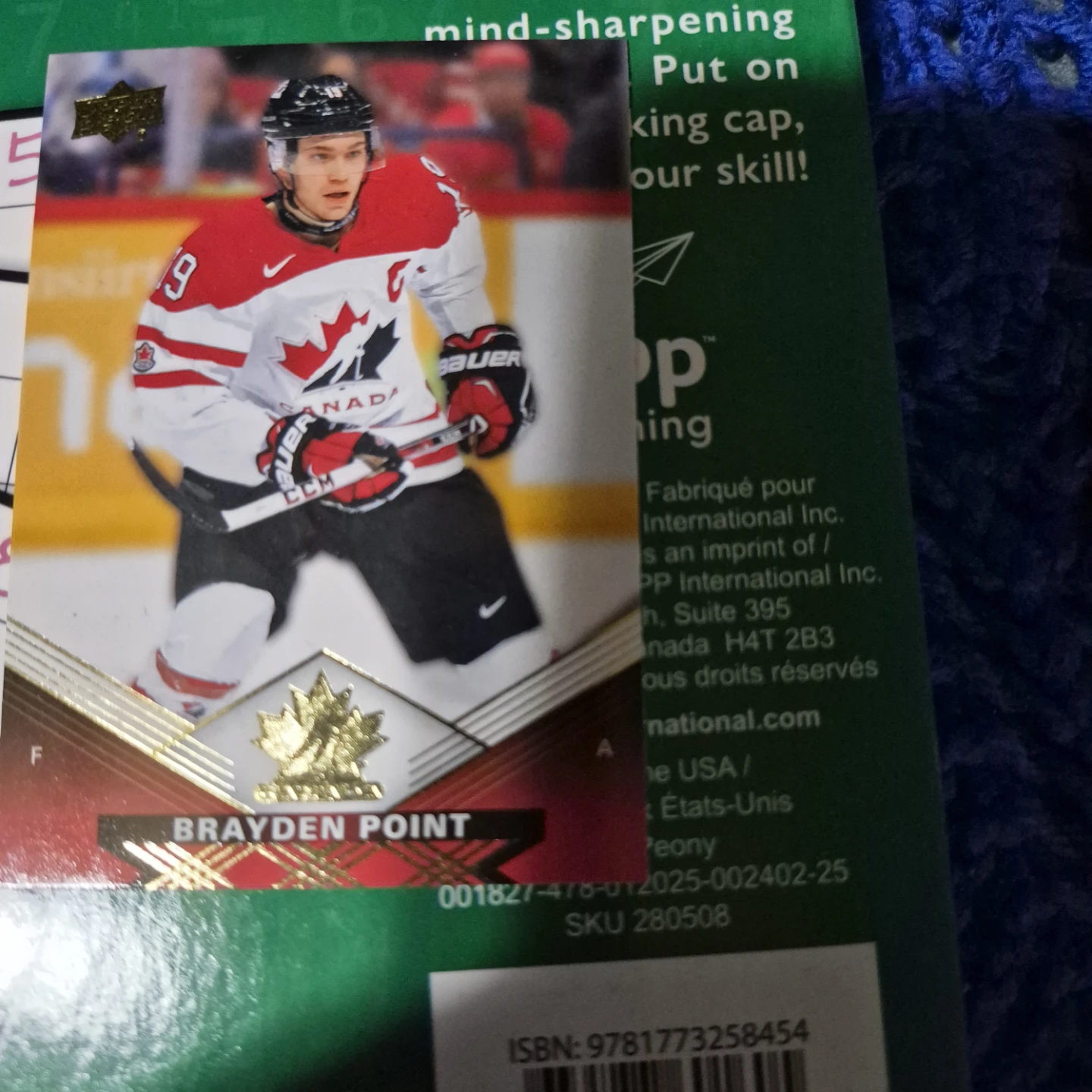 Upper Deck Hockey Card - Brayden Point