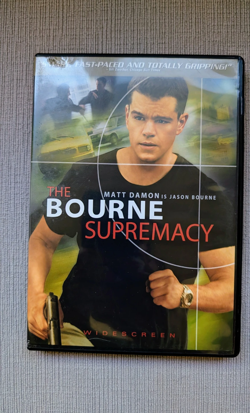 The Bourne Supremacy DVD Movie