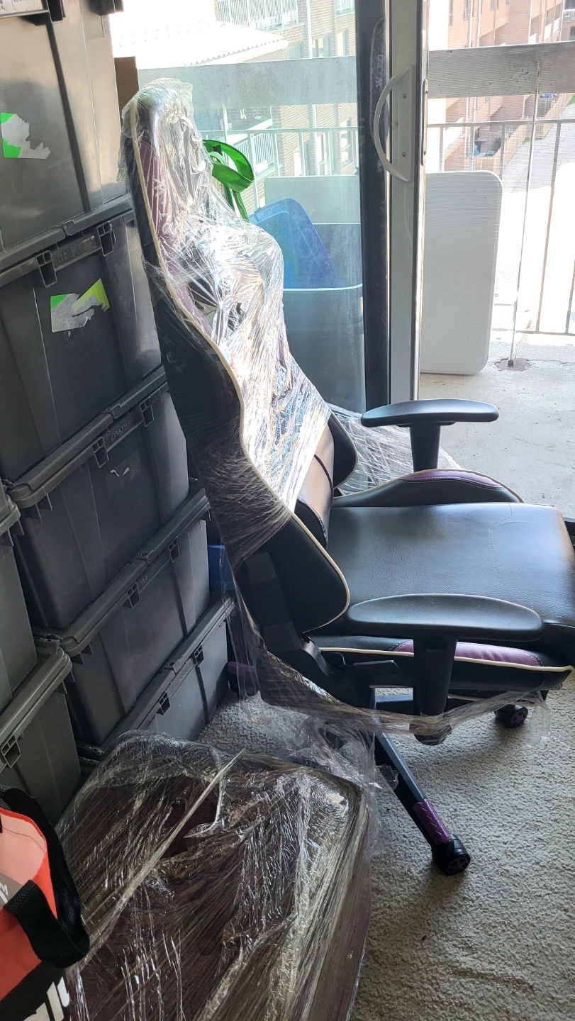Gaming Chair - Black & Purple