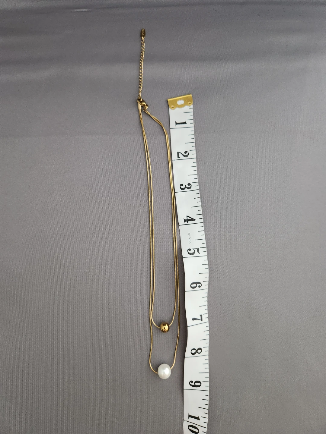 Stainless steel Gold plated layered Necklace - photo 4
