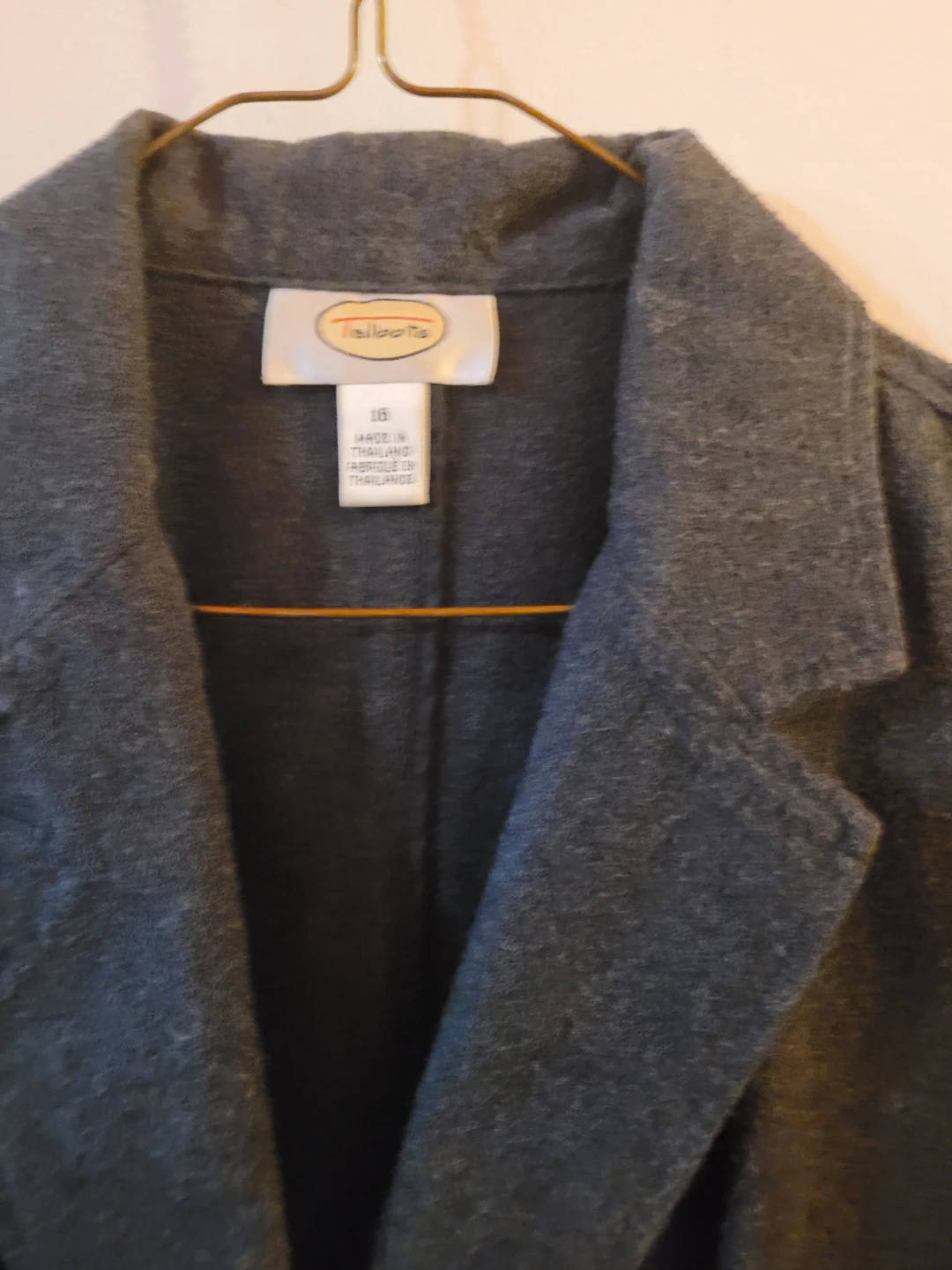Talbots Women's Grey Blazer Size 16 - photo 2