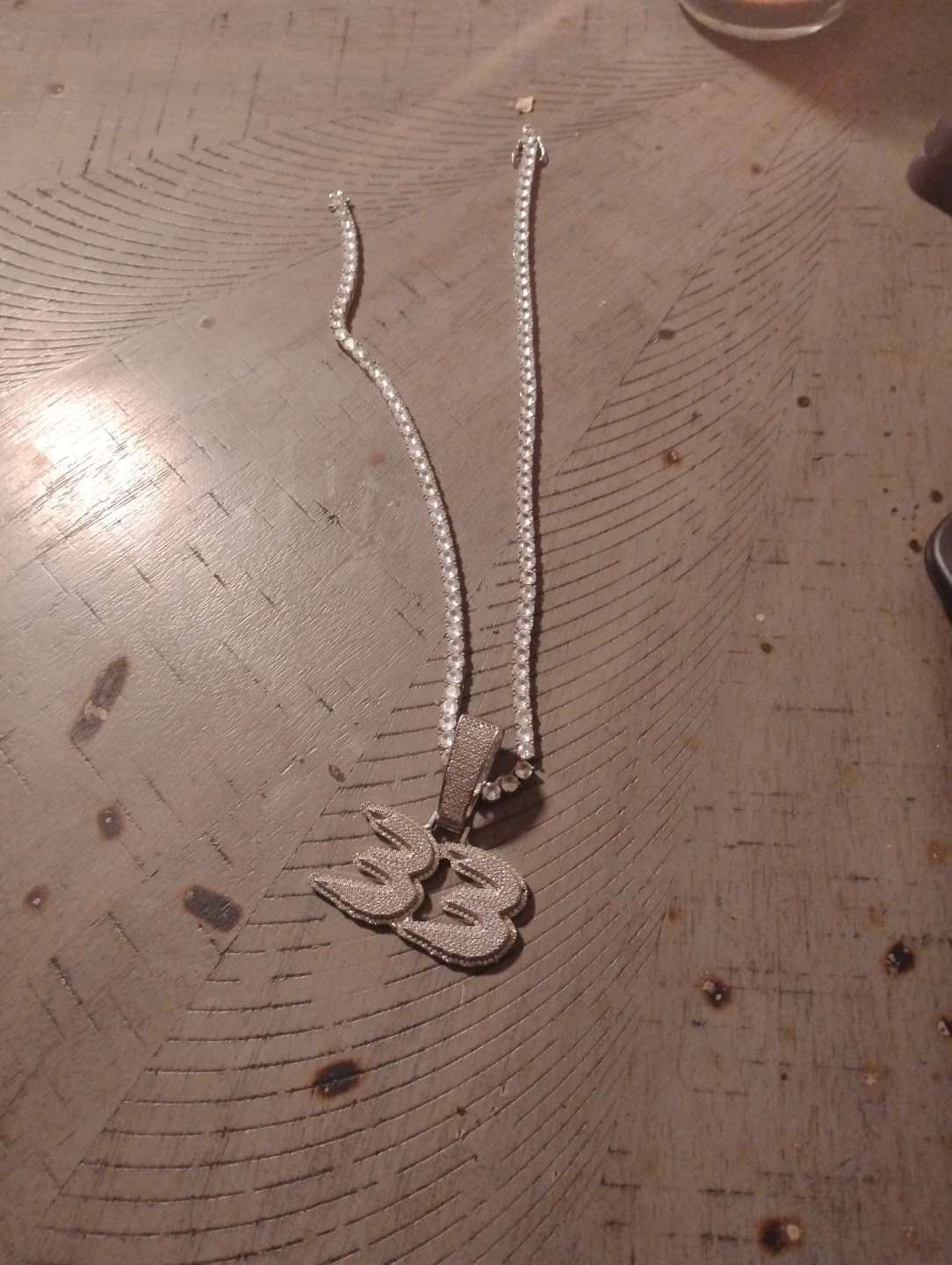 33 moissanite diamond Pendant with 22" Chain - photo 2