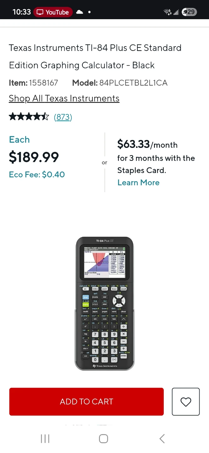 TI-84 Plus CE Graphing Calculator - photo 3