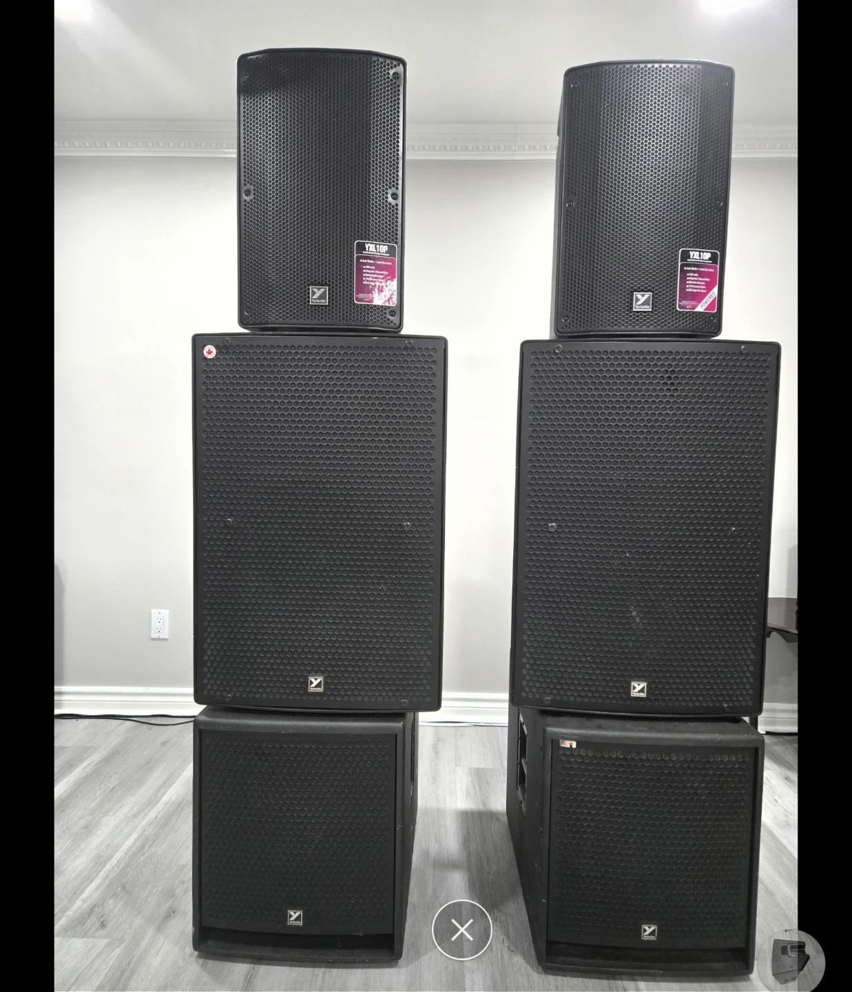 Yorkville YXL10P 1000 Watt Bi-Amp Powered Loudspeaker