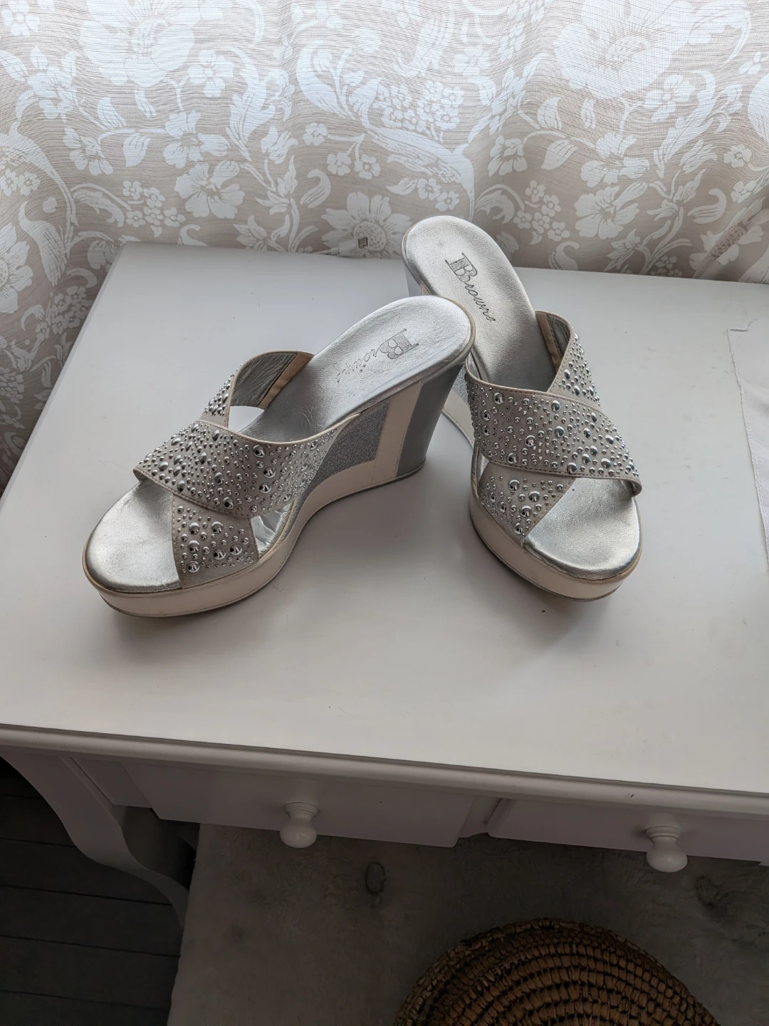 Browns Women's Embellished Wedge Sandals - photo 2
