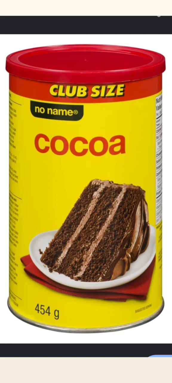 No name Cocoa for baking only $5