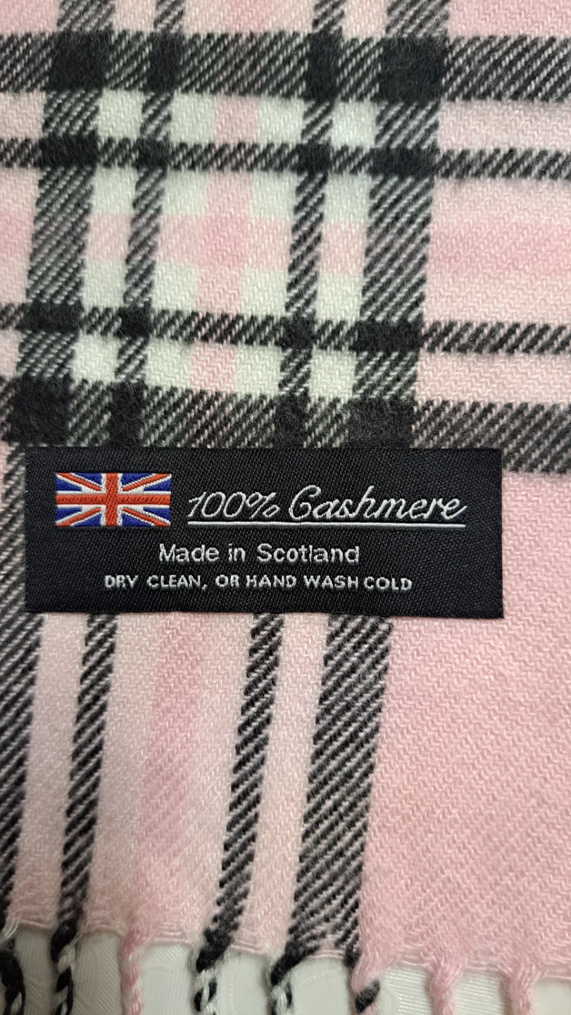 100% Cashmere Scarf - Made in Scotland - photo 2