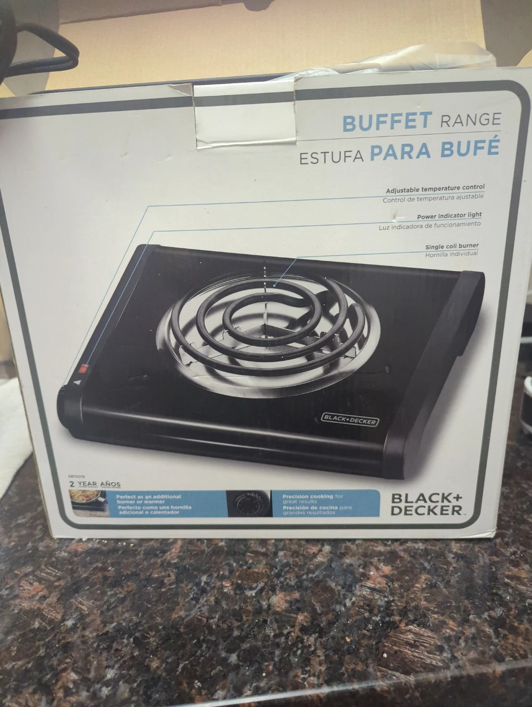 BLACK+DECKER Buffet Range Single Coil Burner - photo 2