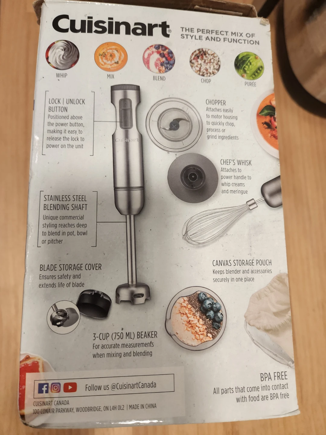 Cuisinart Smart Stick Variable Speed Hand Blender - photo 3