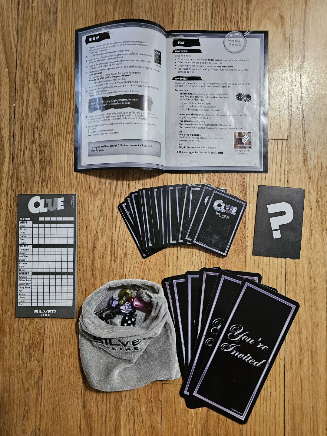 Clue Silver Line Board Game - photo 3