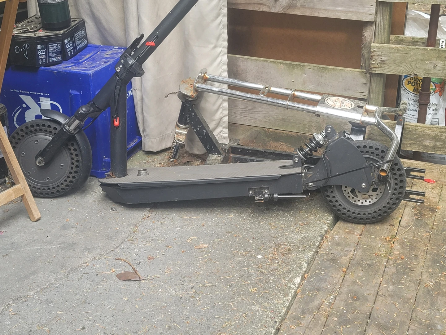 Broken scooters