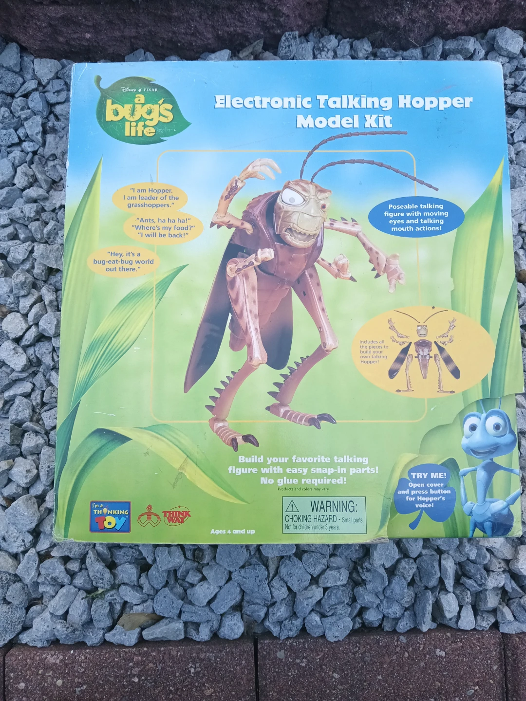 Disney Pixar A Bug's Life Electronic Talking Hopper Model Kit