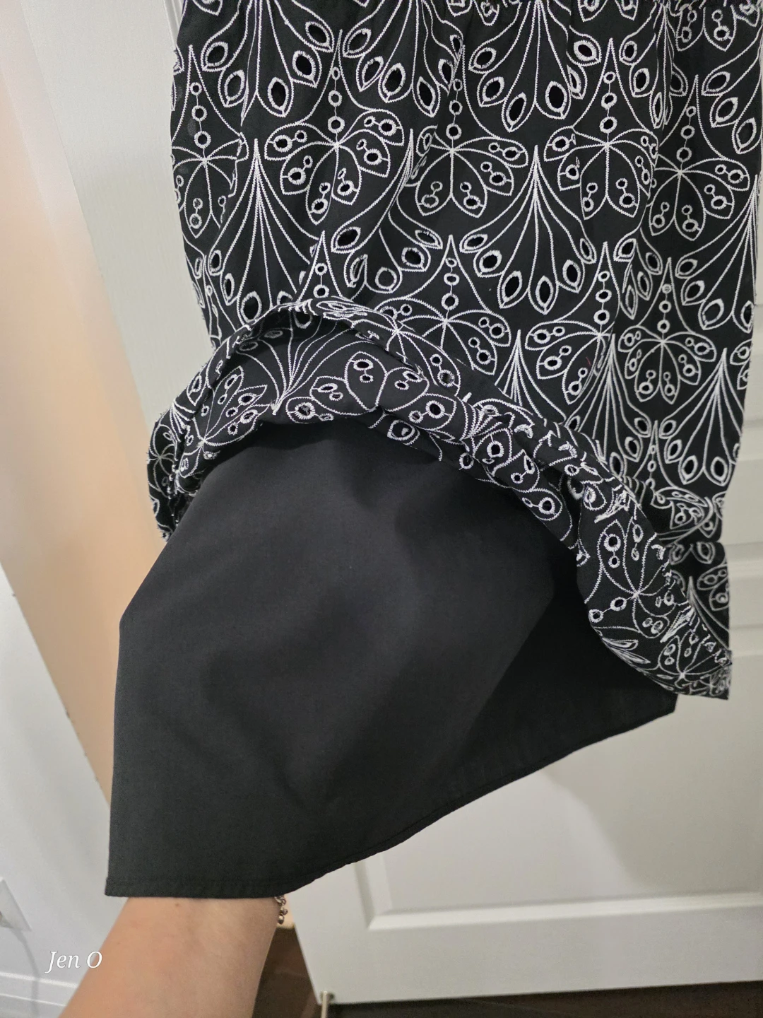 Reitmans Black Embroidered Dress Size 2X - photo 4
