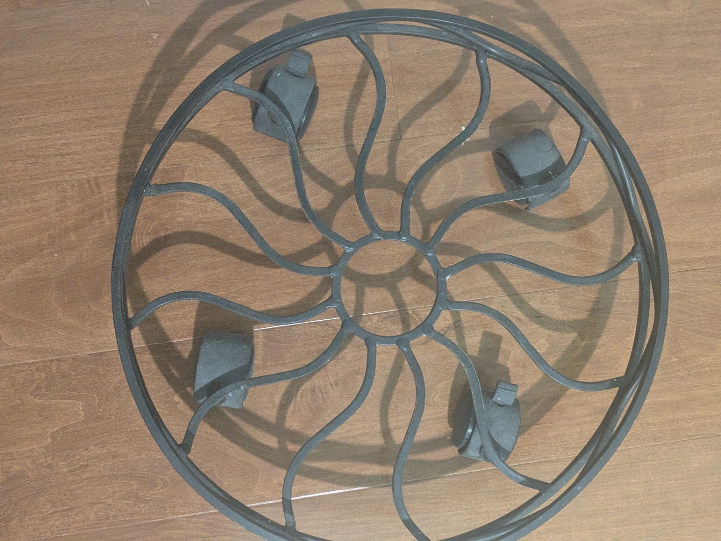 Wrought iron plant stand