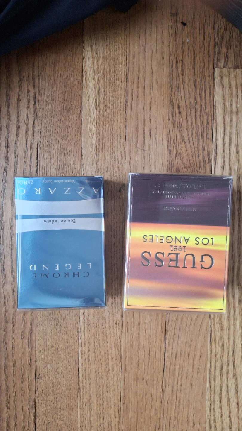 Azzaro Chrome Legend Eau de Toilette & Guess 1981 Los Angeles