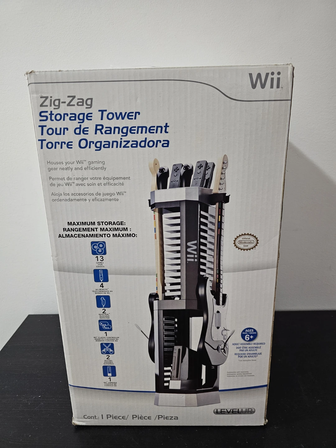 Wii Zig-Zag Storage Tower - photo 2