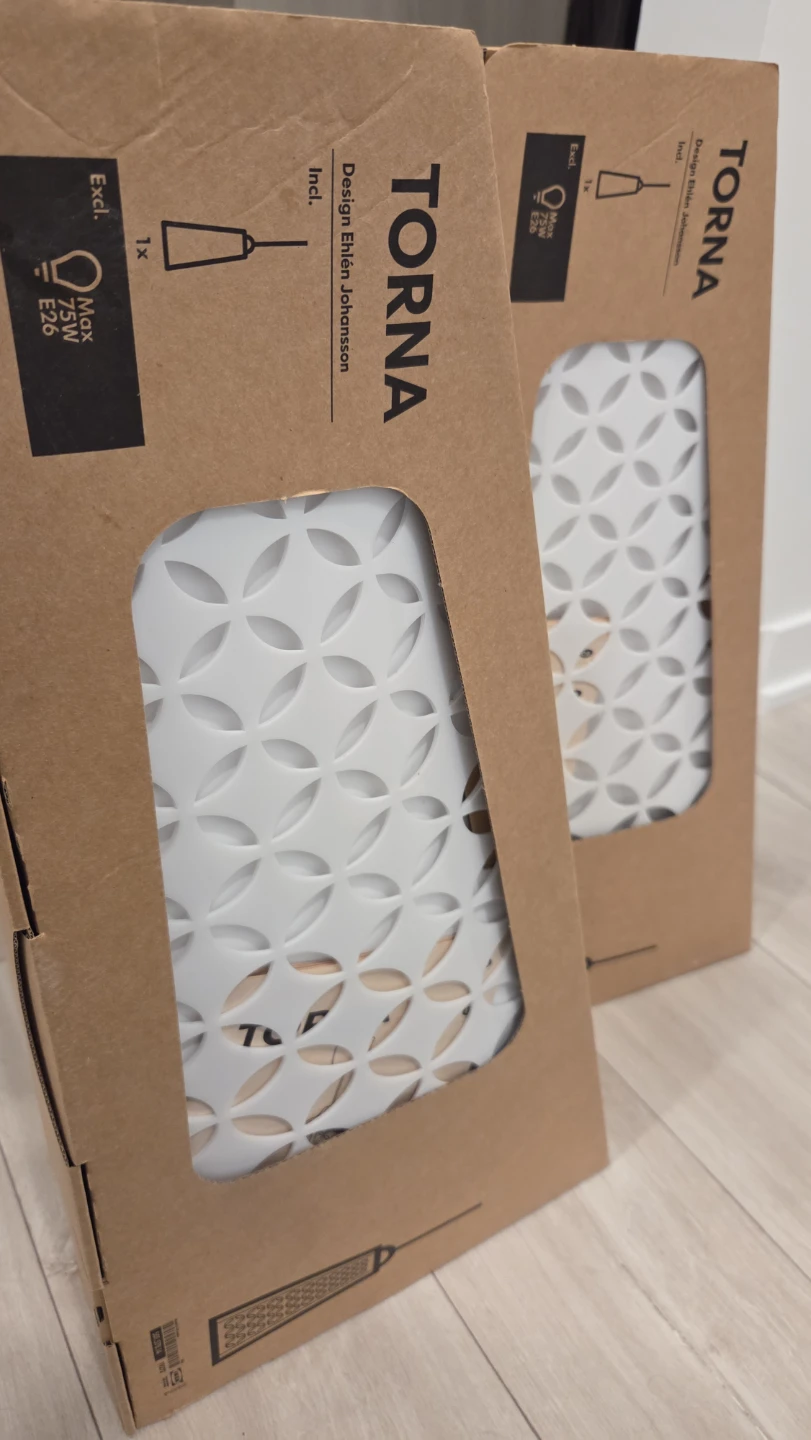 IKEA TORNA Pendant Lamp White - photo 2
