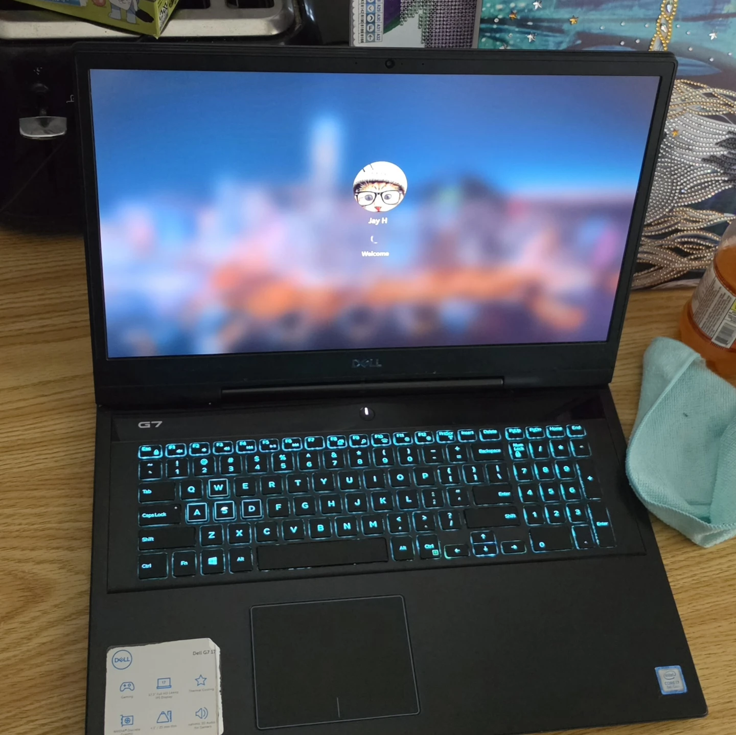Dell G7 17 7790 Gaming Laptop + Backpack