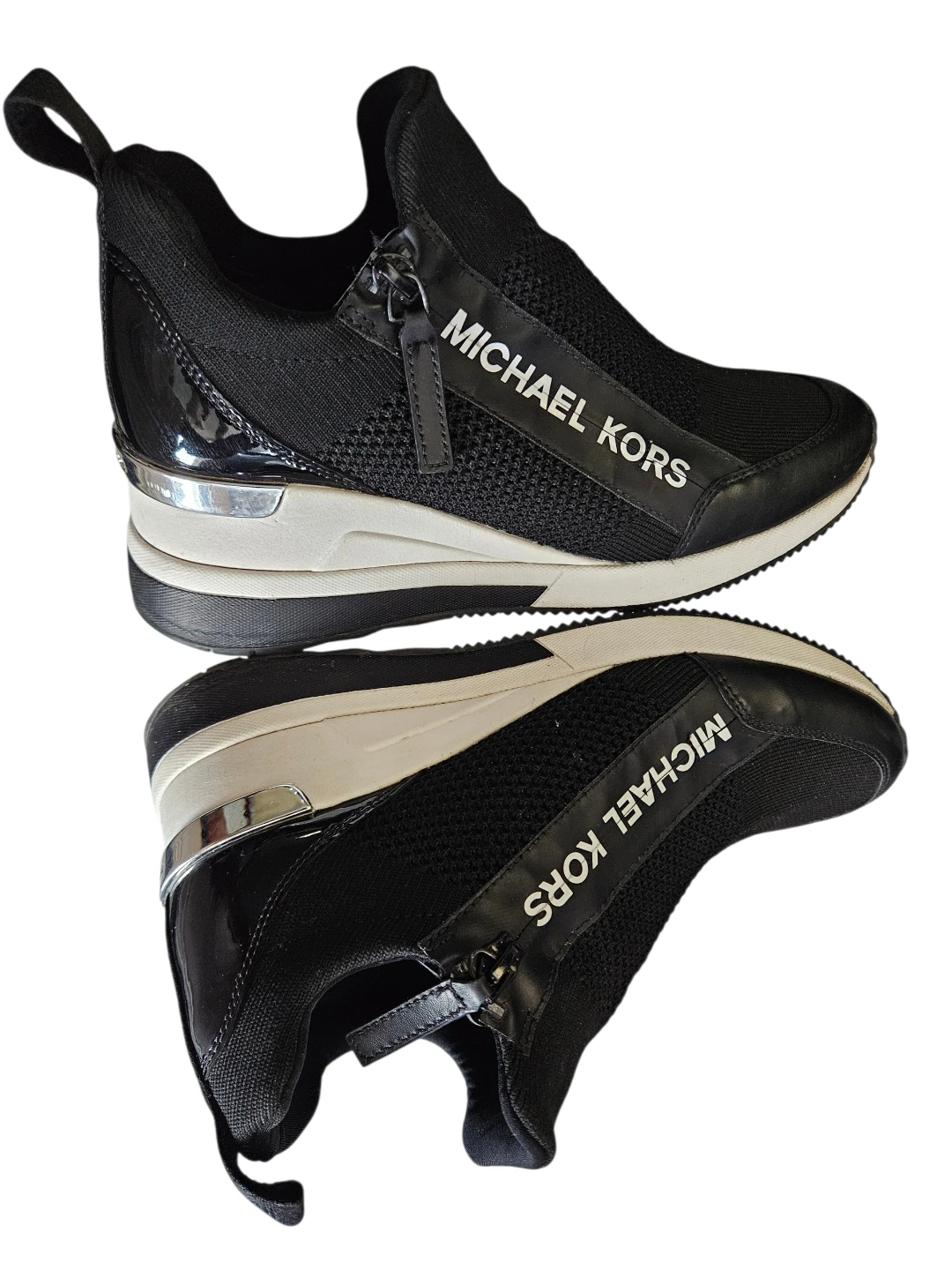 Michael Kors Black Wedge Sneakers - photo 4
