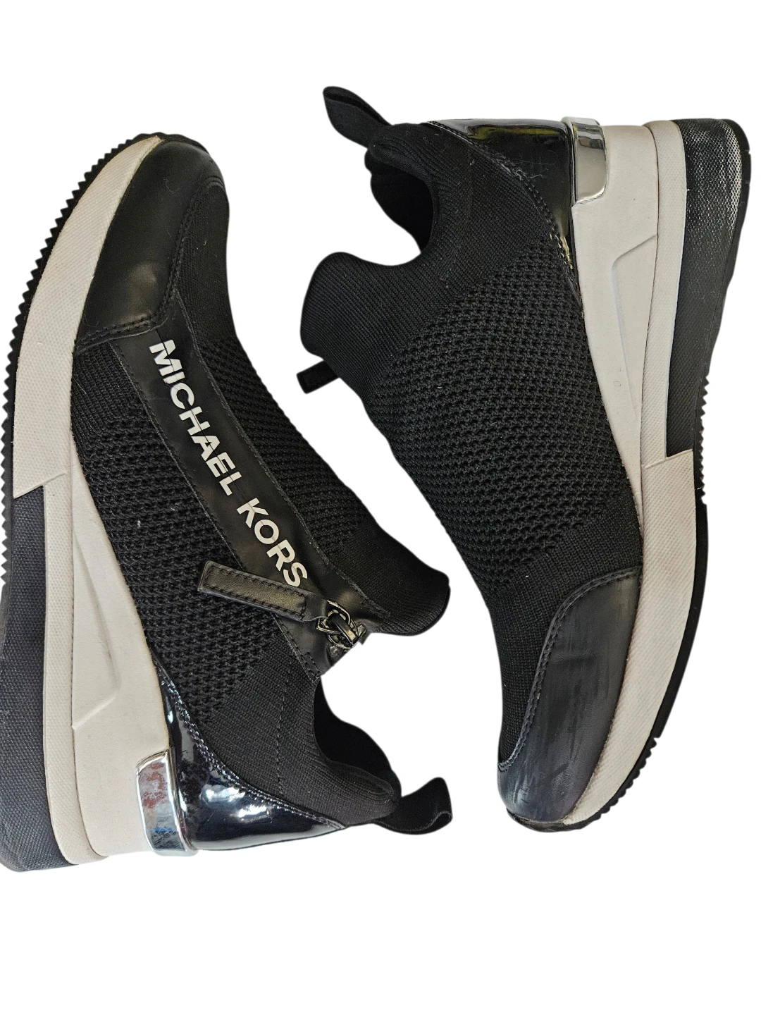 Michael Kors Black Wedge Sneakers - photo 5