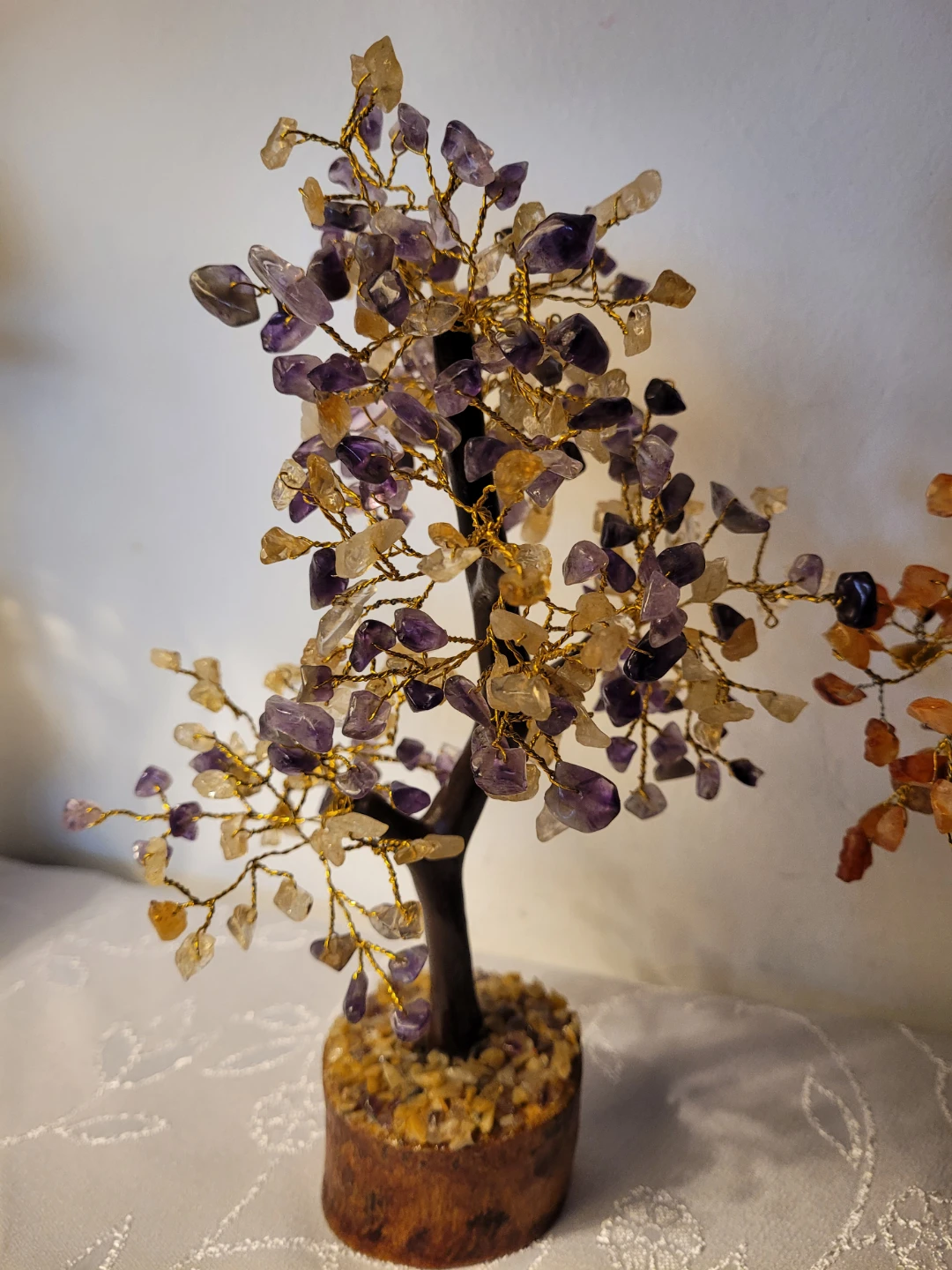 Decorative tree with natural gemstones - photo 3