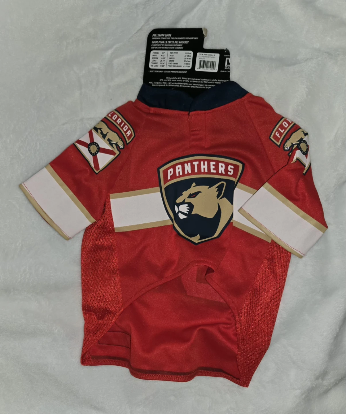 Florida Panthers Pet Jersey - Size L - photo 4