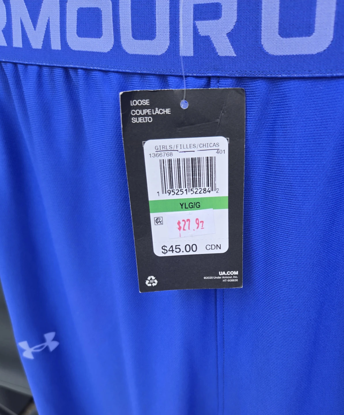 Under Armour Girls Leggings/Tights.  BNWT. Youth Large. - photo 4
