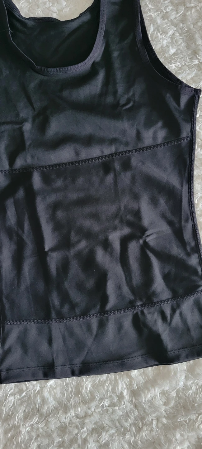 BNWT Men's Body Shaper Compression Tank Top Black Medium - photo 4
