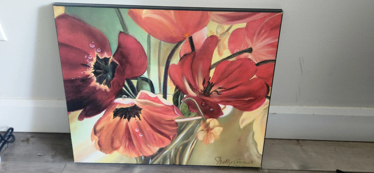 Made-in-Canada Floral Canvas Wall Art - photo 2