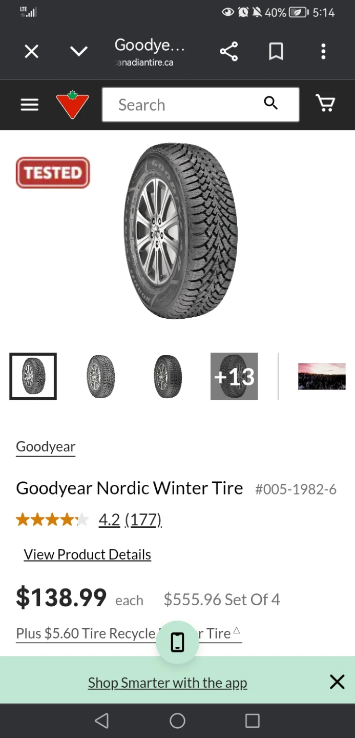 Goodyear Nordic Winter Tire