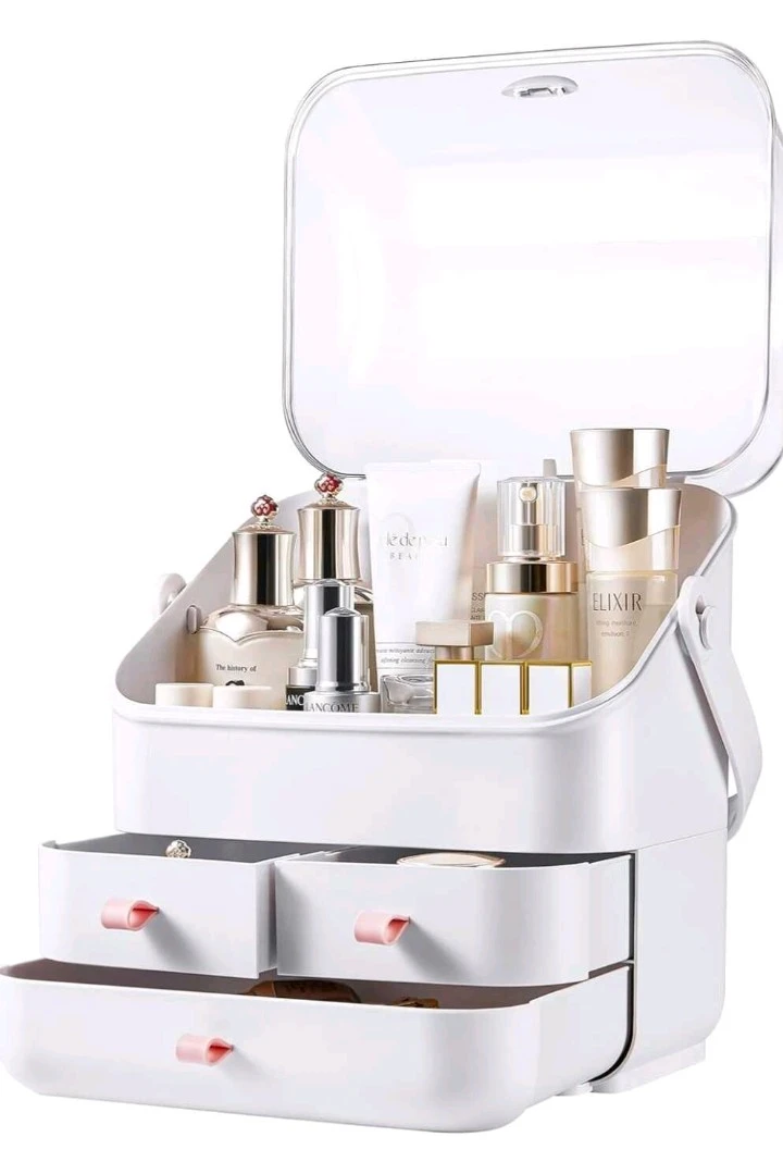 SUNFICON Makeup Organizer Cosmetic Storage Box