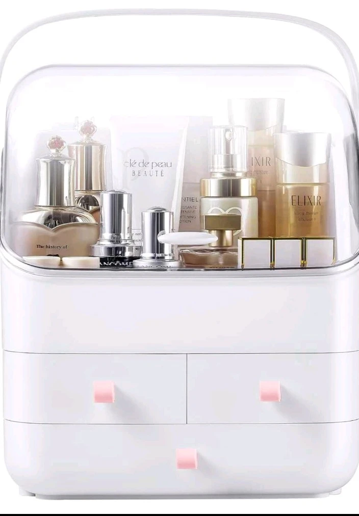 SUNFICON Makeup Organizer Cosmetic Storage Box - photo 2