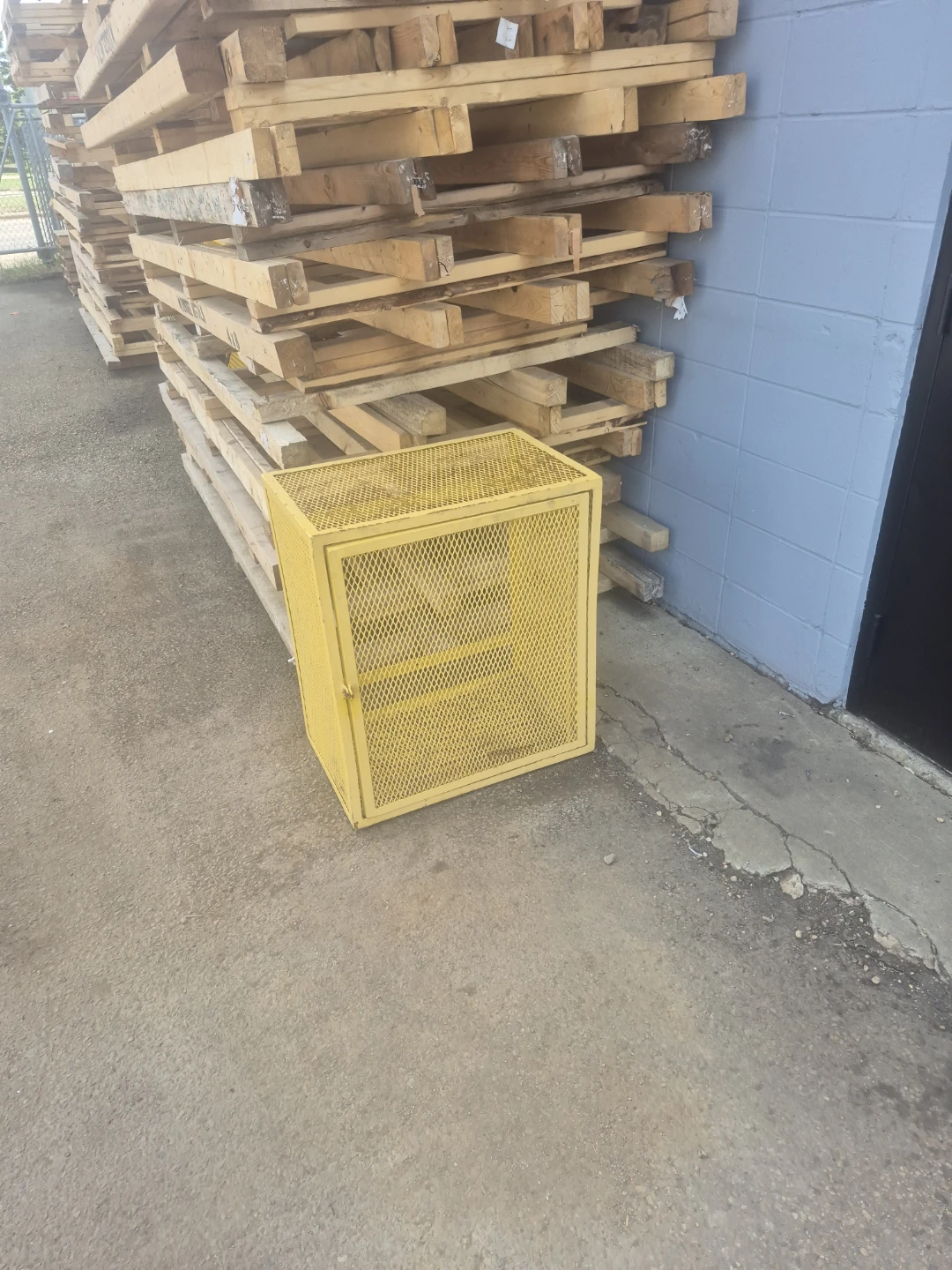 Propane cage.