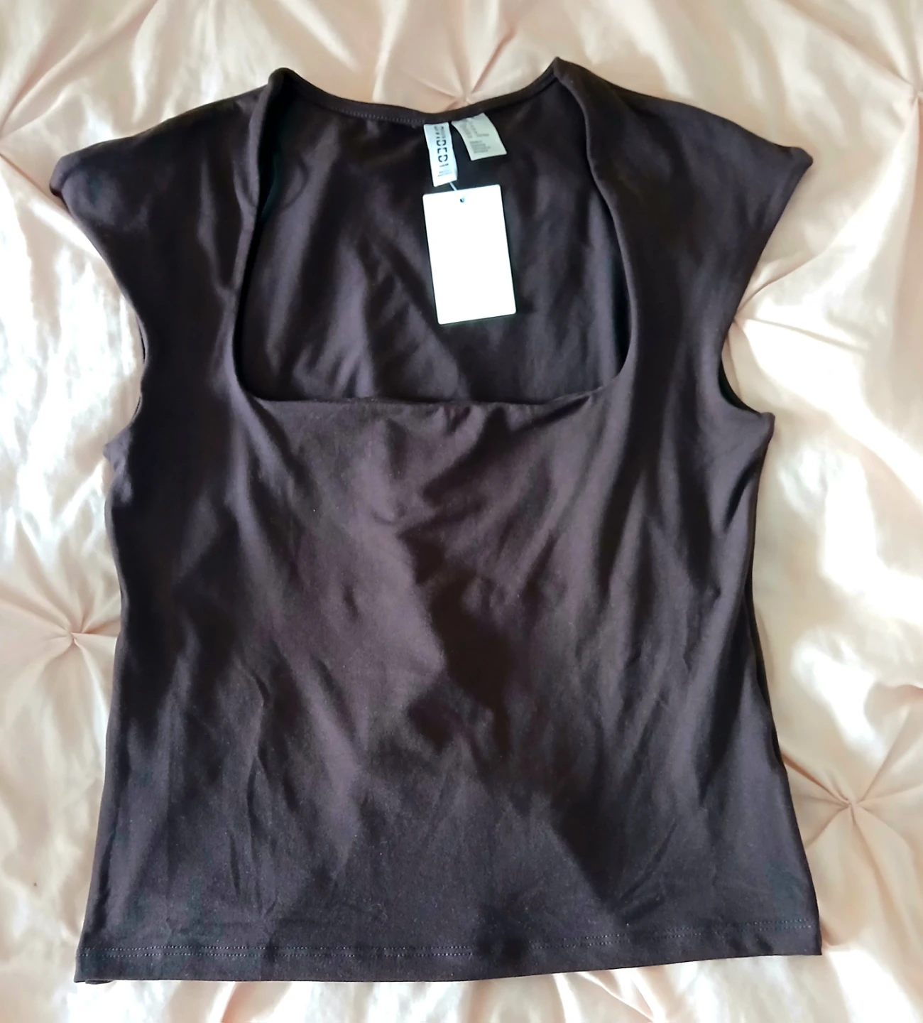 H&M top (brown)