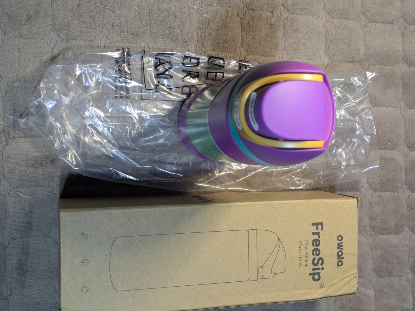 Owala FreeSip Water Bottle - Purple 32oz - photo 2