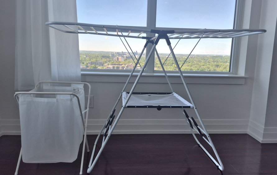 Collapsible Laundry Drying Rack and Hamper