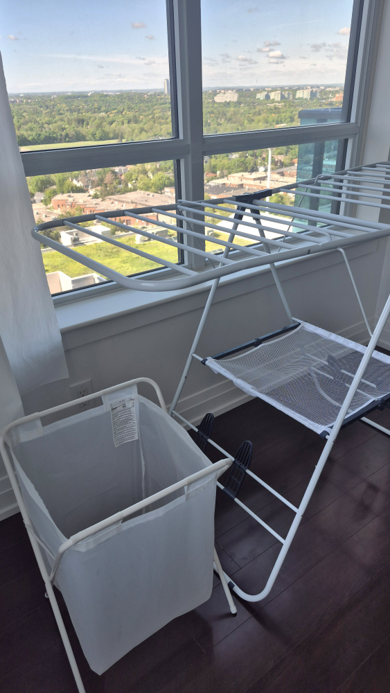 Collapsible Laundry Drying Rack and Hamper - photo 2