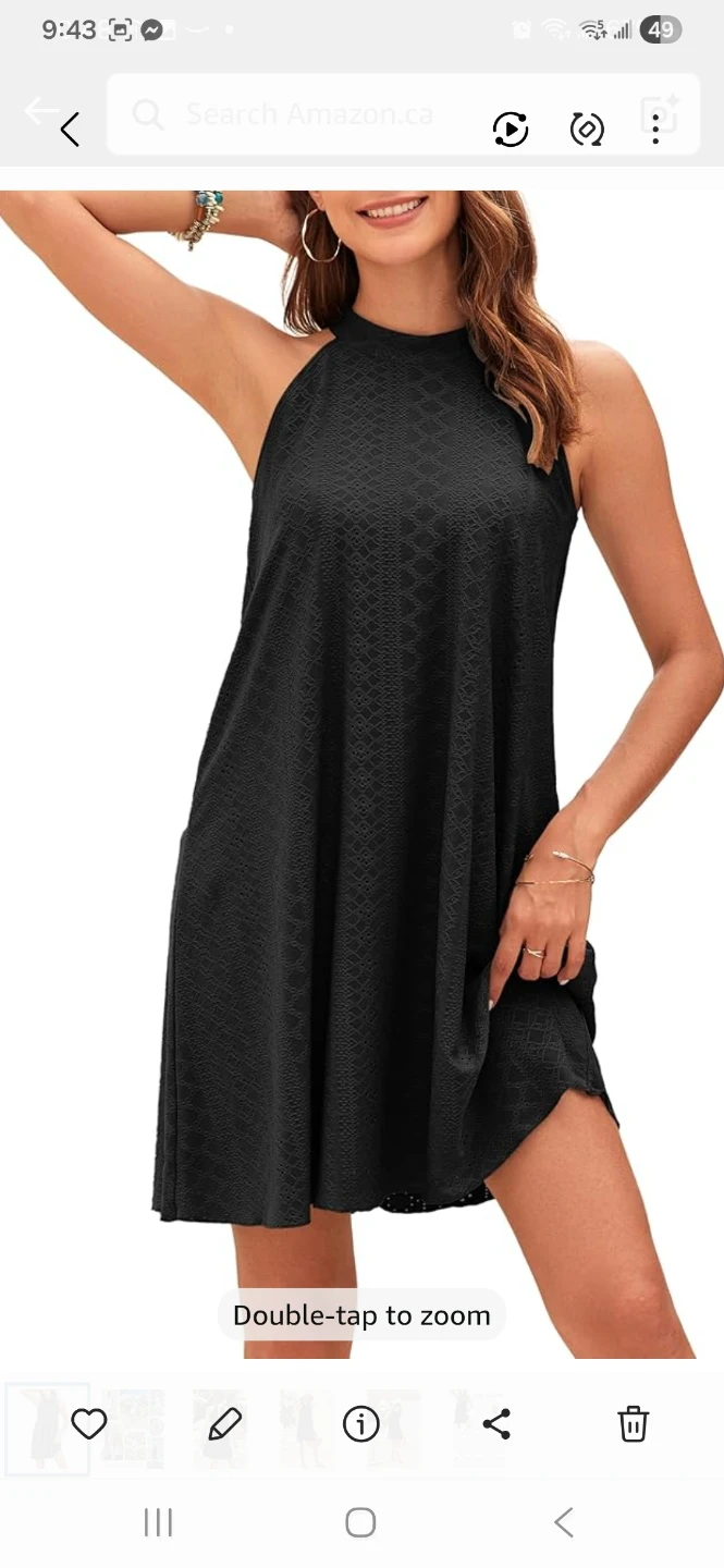 Women's Halter Neck A-Line beach dress Dress - photo 5