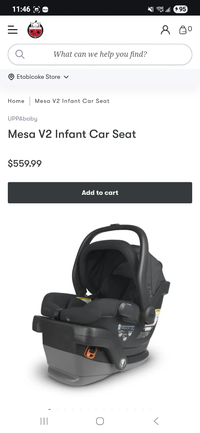UPPAbaby MESA Infant Car Seat and extra  Base