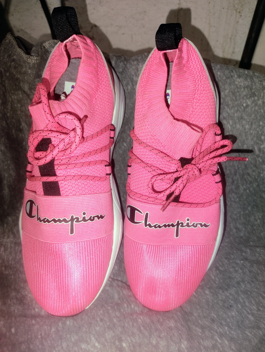 Champion Pink Knit Shoes size 8W