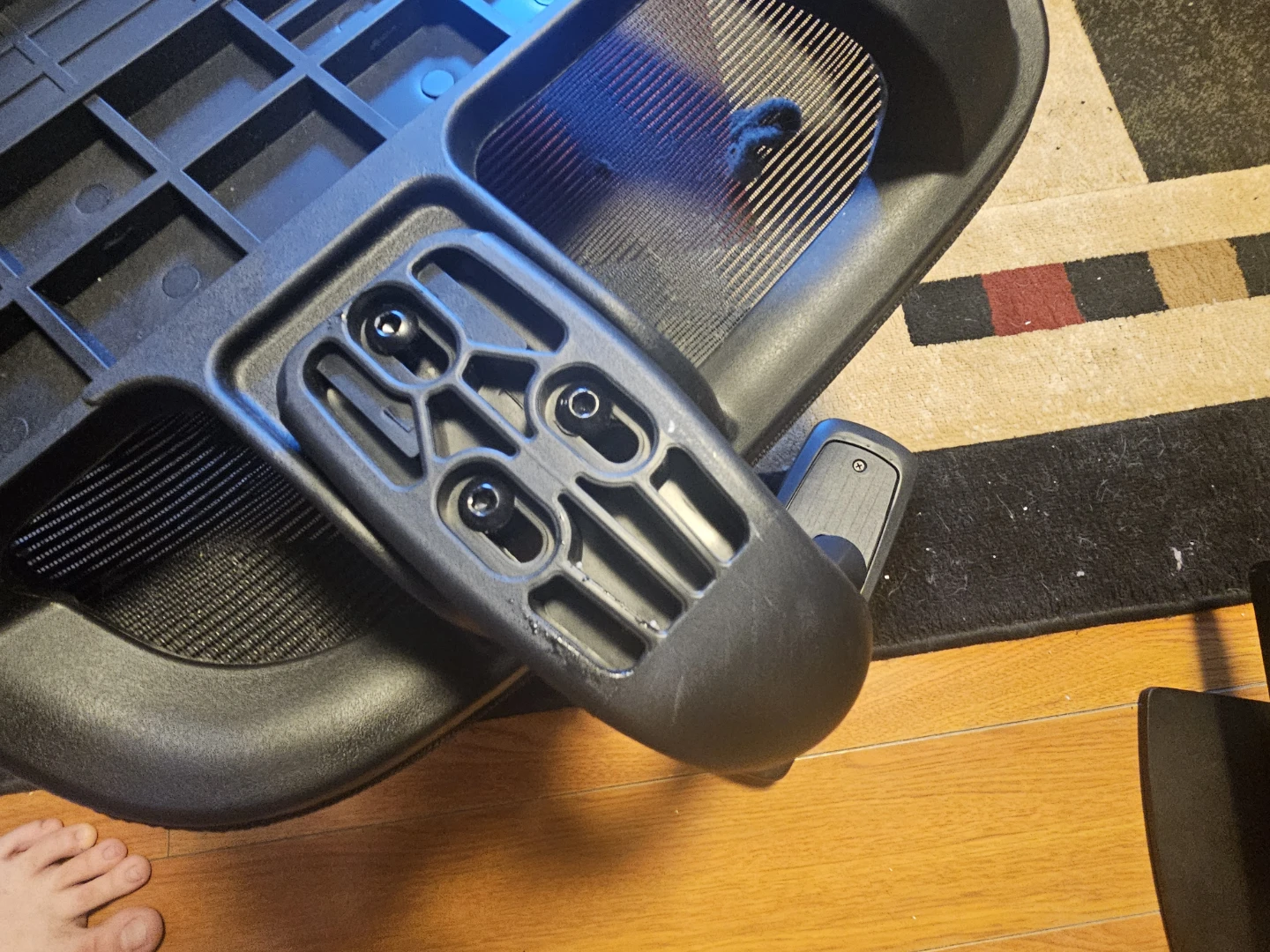 Office Chair Base and Seat Assembly