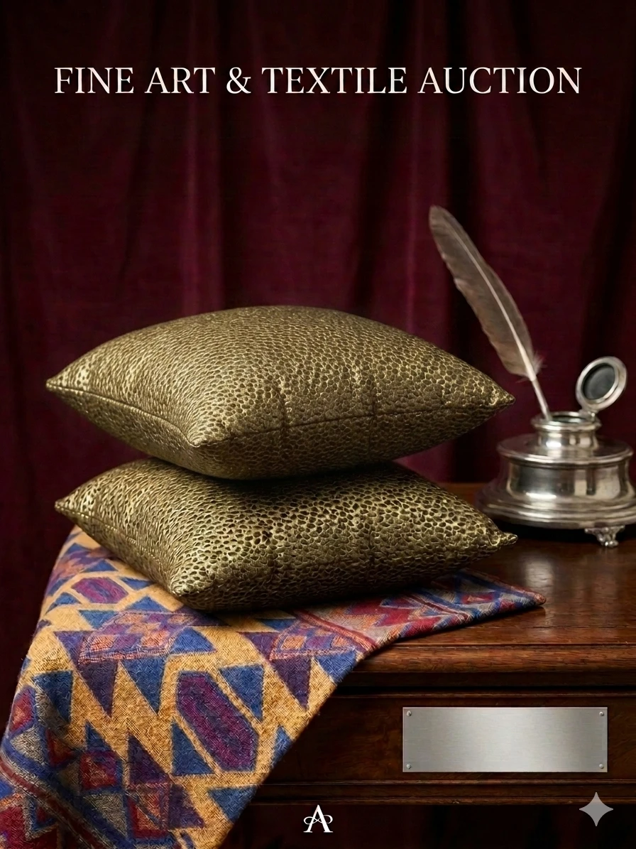 Pair of Custom Artisanal Cushions