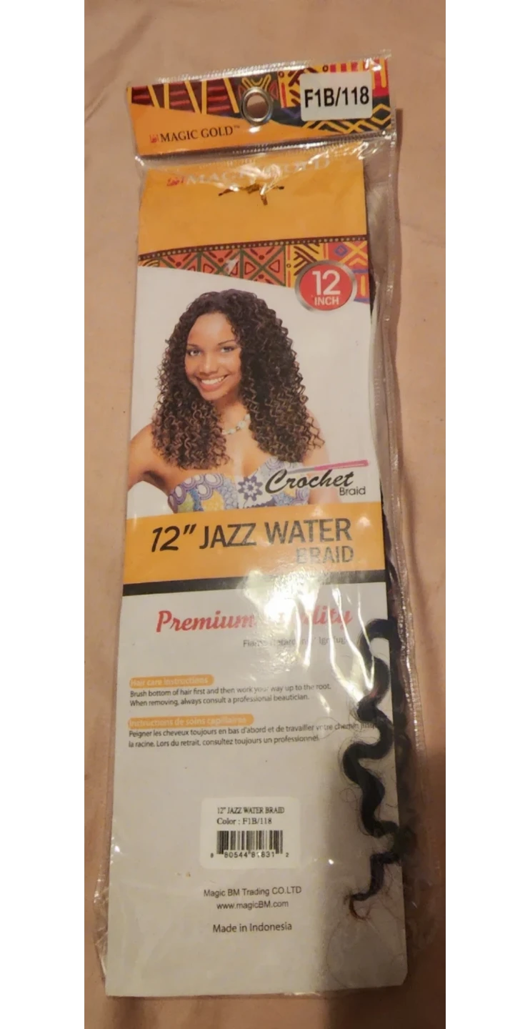 Magic Gold 12" Jazz Water Crochet Braid