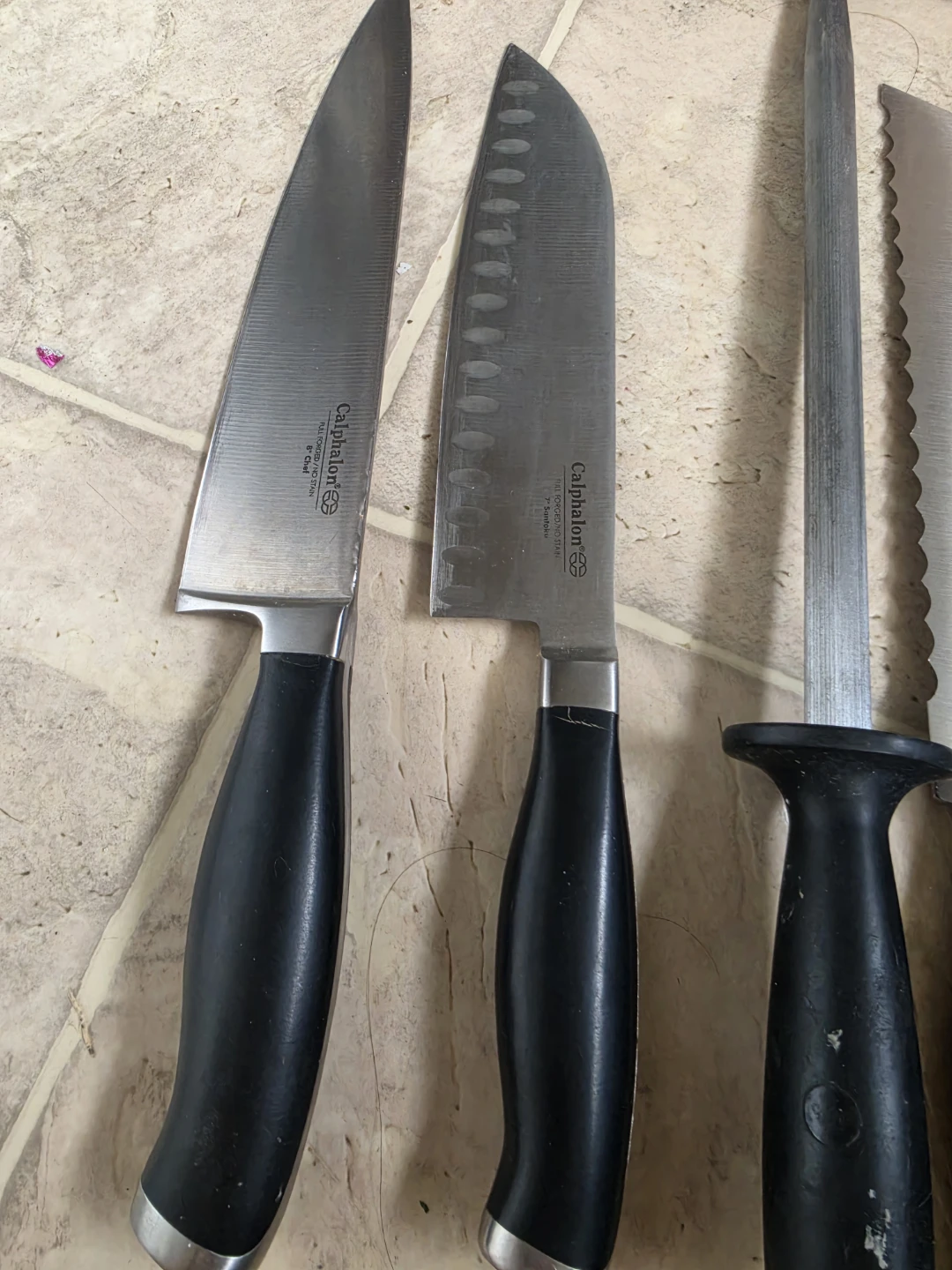 Calphalon Stainless Steel Knife Set 21 pieces $100 - photo 3