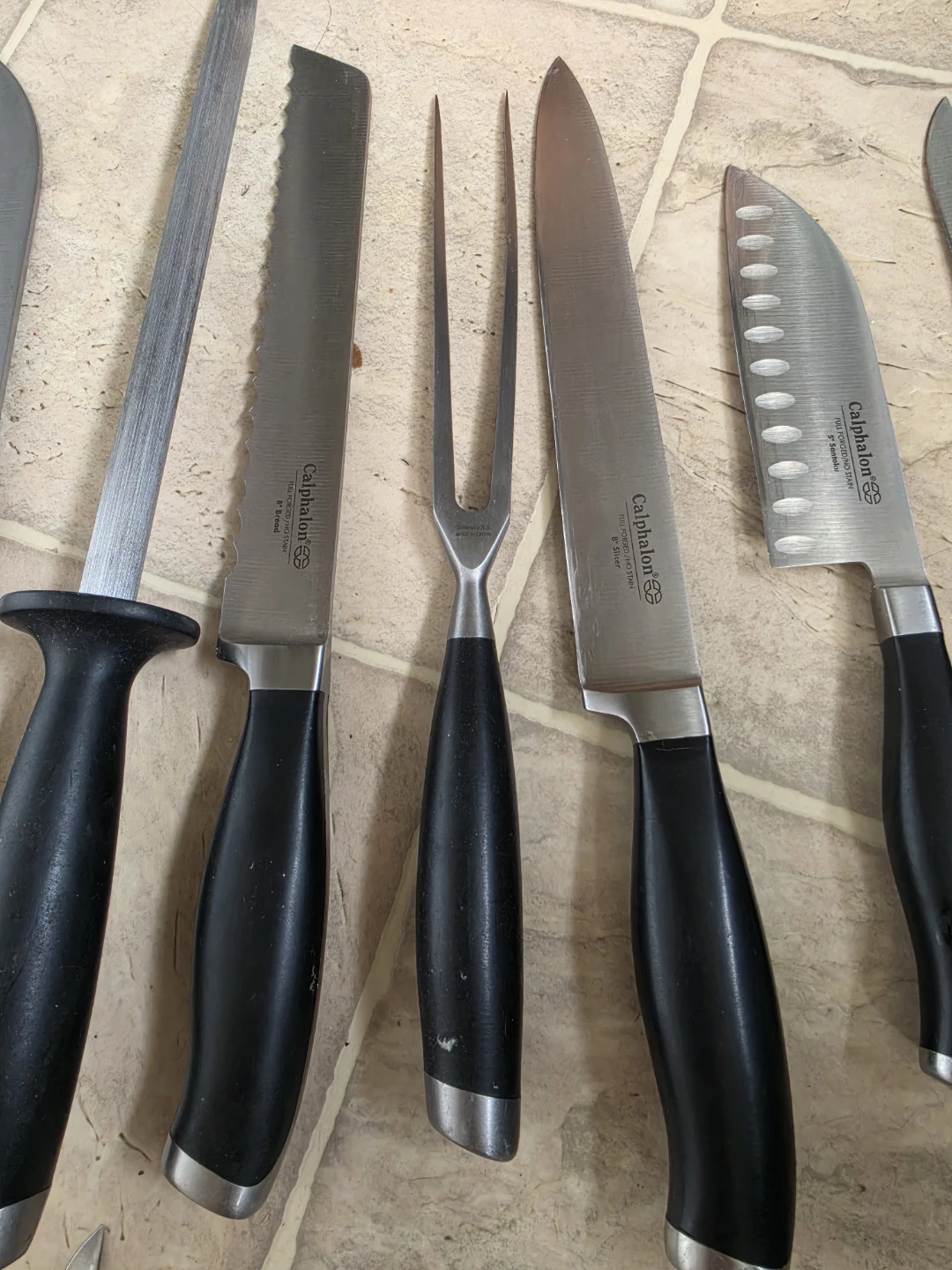 Calphalon Stainless Steel Knife Set 21 pieces $100 - photo 4
