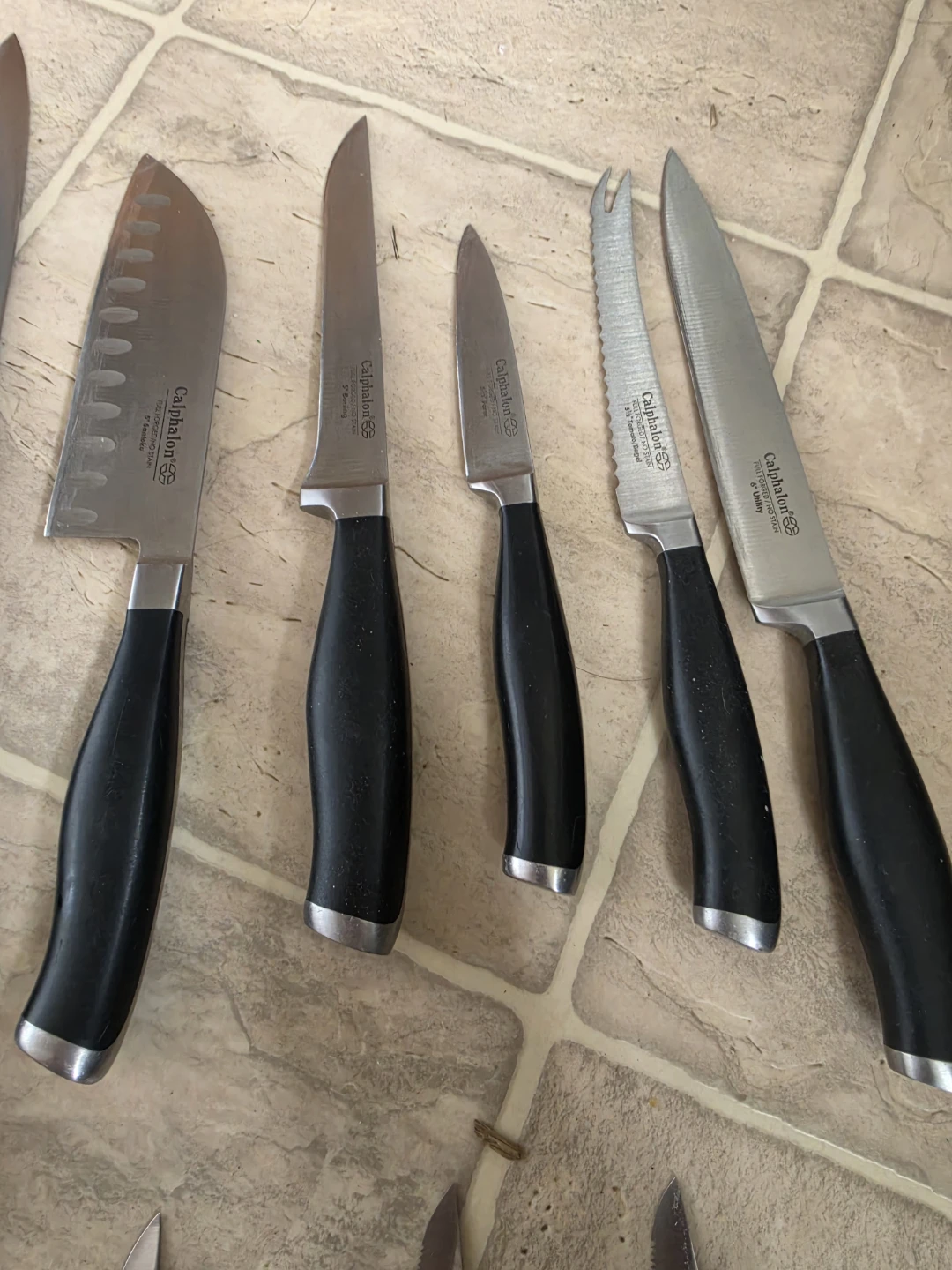 Calphalon Stainless Steel Knife Set 21 pieces $100 - photo 5